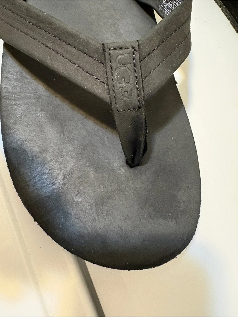 UGG Australia Camano MEN'S Size 15 Flip Flop Thong Sandal  Black